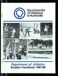 Department of Athletics Student Handbook 1987 by University of Alabama in Huntsviille