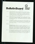 Bulletin Board 1974-05-15