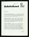 Bulletin Board Vol. 5, No. 1, 1979-01