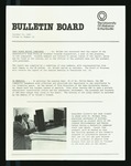 Bulletin Board Vol. 6, No. 10, 1980-10-15