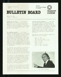 Bulletin Board Vol. 7, No. 4, 1981-04-15 by University of Alabama in Huntsville