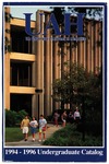 1994-1996 Undergraduate Catalog by University of Alabama in Huntsville