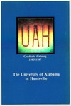 1985-1987 Graduate Catalog