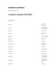 2011-2012 Catalog by University of Alabama in Huntsville