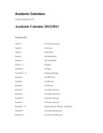 2012-2013 Catalog by University of Alabama in Huntsville