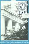 1993-1994 Catalog by The University of Alabama in Huntsville