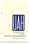 1971 Annual Commencement Program