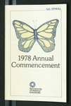 1978 Annual Commencement Program