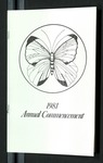 1981 Annual Commencement Program