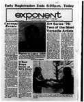 Exponent Vol. 10, No. 24, 1976-10-27 by University of Alabama in Huntsville