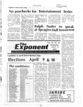 Exponent Vol. 13, No. 15, 1980-04-02 by University of Alabama in Huntsville