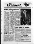 Exponent Vol. 15, No. 20, 1981-03-13 by University of Alabama in Huntsville