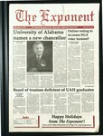 Exponent Vol. 33, No. 14, 2001-12-06 by University of Alabama in Huntsville