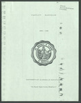 Faculty Handbook Photocopy 1969-1970