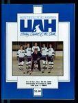 Hockey Program, Lowell vs. UAH, 1989-12 by Univeristy of Alabama in Huntsville