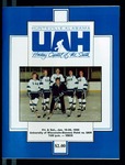 Hockey Program University of Wisconsin-Stevens vs. UAH 1990-01 by University of Alabama in Huntsville