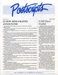 Postscripts Vol. 10, No. 5, 1991-05-15 by University of Alabama in Huntsville