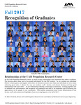 2017 Summer-Fall Graduate Recognition Program by Propulsion Research Center and Robert Frederick