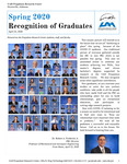 2020 Spring Graduate Recognition Program by Propulsion Research Center and Robert Frederick