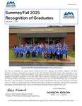 2025 Summer-Fall Graduate Recognition Program by Propulsion Research Center and Robert Frederick