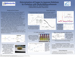 Determination of Copper in Aqueous Solutions by Chelation with Diethyldithiocarbamate by Caitlin Allison