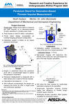 Pendulum Stand for Detonation-Based Thruster Impulse Measurement