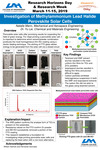 Investigation of Methylammonium Lead Halide Perovskite Solar Cells