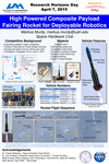 High Powered Composite Payload Fairing Rocket for Deployable Robotics
