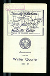 University of Alabama Huntsville Center Announcements for the Winter Quarter, 1955-1956