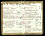 University of Alabama Huntsville Center Schedule for Fall Quarter 1957-1958