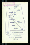 The University of Alabama Huntsville Center Announcements, Winter Quarter 1957-1958