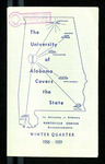 The University of Alabama Huntsville Center Announcements, Winter Quarter 1958-1959