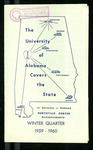 The University of Alabama Huntsville Center Announcements, Winter Quarter 1959-1960