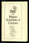 Master Schedule of Courses, 1977-1978 by University of Alabama in Huntsville
