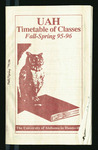 Timetable of Classes, Fall/Spring 1995-1996