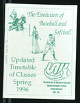 Timetable of Classes, Spring 1996 by University of Alabama in Huntsville