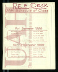 Timetable of Classes, Fall/Spring 1998-1999