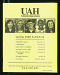 Spring Schedule, 2005 by University of Alabama in Huntsville