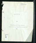 UAH Student Handbook 1961