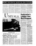 Univala Vol. 3, No. 5, 1968-01-09 by University of Alabama in Huntsville