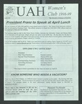UAH Women's Club 1998-1999, 1999-04
