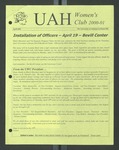 UAH Women's Club 2000-01, 2001-04 by University of Alabama in Huntsville