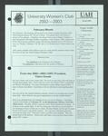University Women's Club 2002-2003, 2003-01 by University of Alabama in Huntsville