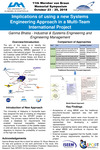 Implications of Using a New Systems Engineering Approach in a Multi-Team International Project