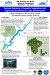 Remote Sensing of Aquatic Vegetation and Agricultural Activity in Lake Guntersville by Casey Calamaio and Kel Markert